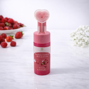 gel nettoyant visage framboises